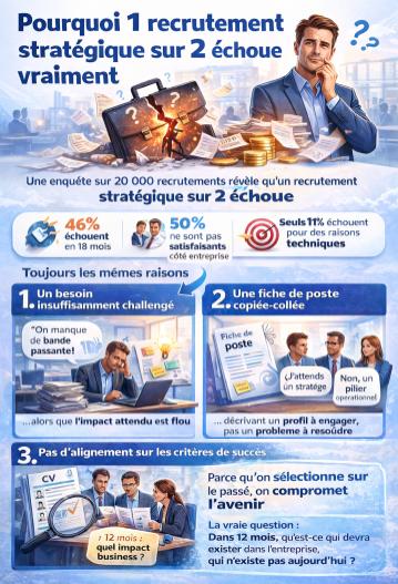 Pourquoi 1 recrutement stratégique sur 2 échoue&nbsp;?